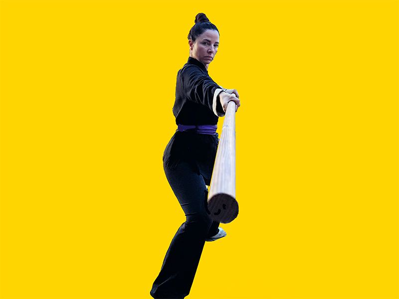 Kung Fu Kendra demonstrating Wing Chun techniques for the best online Wing Chun training program