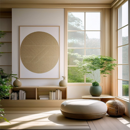 A beautiful room designed by a feng shui consultant