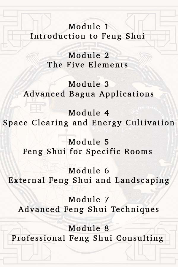 Feng Shui Certification Program Online by Kung Fu Kendra