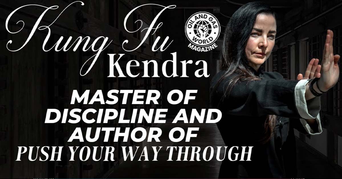 Kung Fu Kendra interviewed by Oil and Gas World Magazine at the Palliser Hotel in Calgary