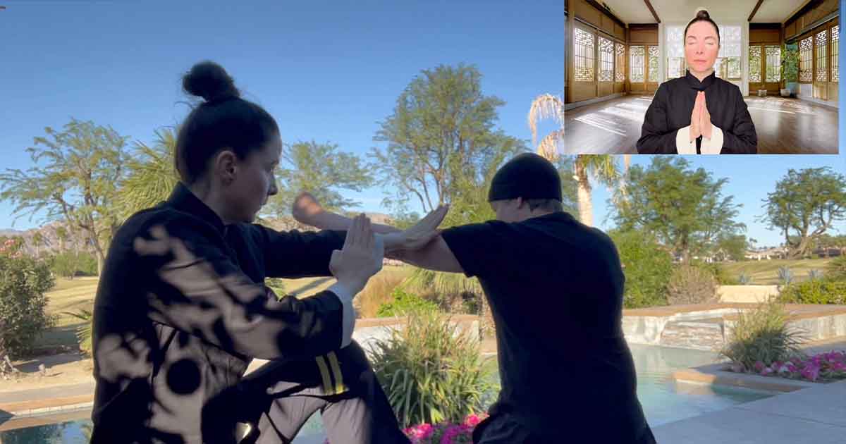 Kung Fu Kendra demonstrating Wing Chun self-defense for women — Ip Man lineage master