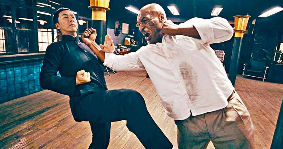 Two People demonstrating Wing Chun guard compared to a boxing guard